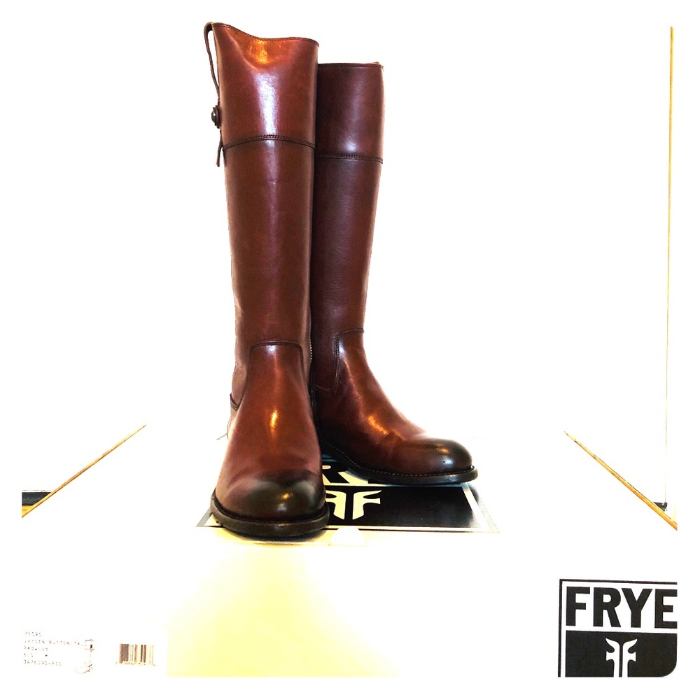 Frye Jayden Button Riding Boots NIB